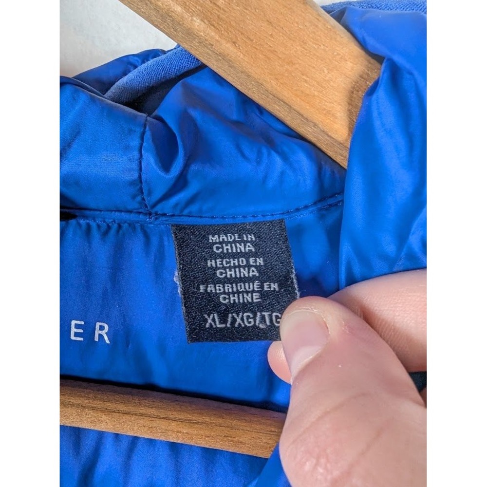 Tommy Hilfiger Duck Down Puffer Jacket Women's Size XL Packable Winter Hooded - Picture 10 of 11